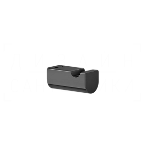 Gessi Rilievo Крючок для полотенец одинарный, подвесной, цвет: black metal PVD 59521#706