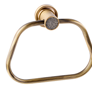 Boheme Royal Cristal Полотенцедержатель 21,5 см, подвесной, цвет: bronze 10925-BR