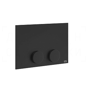 Gessi Anello Кнопка смыва для инсталляции Tece, 2 режима, латунь, цвет: matte black 54629#299
