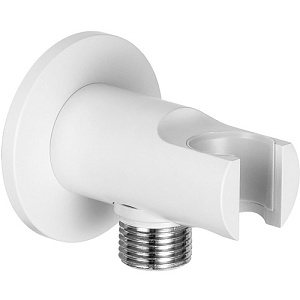 Remer Шланговое подключение с держателем душа, цвет: bianco opaco 337MBO
