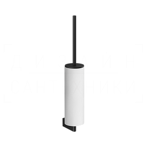 Gessi Origini Ершик для унитаза подвесной, с кермической колбой Neolite, цвет: white/matte black 66419#299
