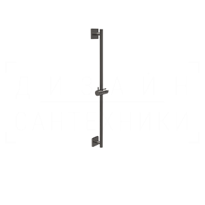 Gessi Rilievo Душевая штанга 86 см, с держателем для лейки, цвет: black metal brushed PVD 59244#707