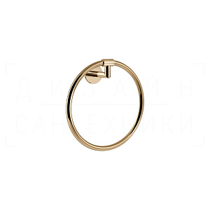 Gessi Ventaglio Полотенцедержатель кольцевой d22,2 см, подвесной, цвет: warm bronze PVD 63709#735