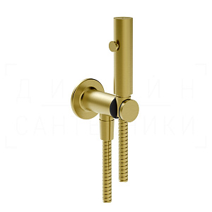Gessi Inciso Гидроершик без смесителя, шланг 125 см, цвет: gold brushed 58151#716