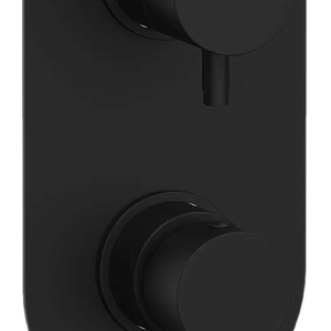 Remer X Style Смеситель для ванны встраиваемый на 3 потребителя, внешняя часть, цвет: nero opaco X93KBNO
