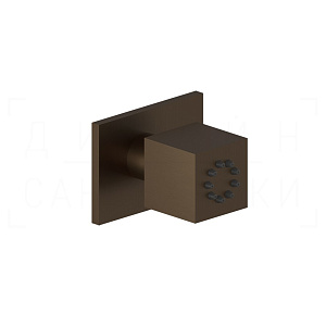 Gessi Body Jets Душевая форсунка поворотная, 1 вид струи, цвет: dark bronze 20172#845