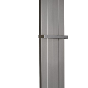 Boheme Flat Полотенцесушитель электрический 25x150h см, подключение скрытое, цвет: gun metall 725-GM