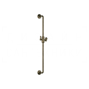 Gessi Venti20 Душевая штанга 86,5 см, с держателем для лейки, цвет: antique brass 65145#713