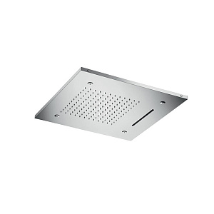 Almar Square 500 Потолочный душ 49,6х49,6 см, встраиваемый, 3 режима, цвет: brushed stainless steel E044139.BS