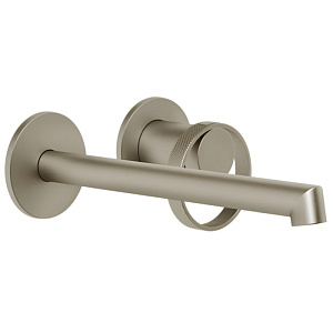 Gessi Anello Смеситель для раковины встр., излив 20,5 см, внешняя часть, цвет: finox brushed nickel 63383#149