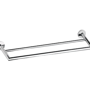 Remer Guest Полотенцедержатель двойной 64 см, подвесной, латунь, цвет: cromo GS33CR