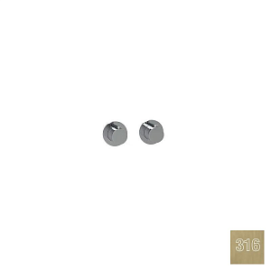 Almar Modular Round Термостат для душа, внешняя часть на 3 потребителя, цвет: 316 brushed high brass E180132.HB316