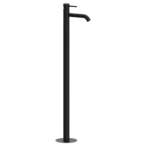 Remer X Style Смеситель для раковины напольный, д/к, излив 18 см, цвет: nero opaco X18NO
