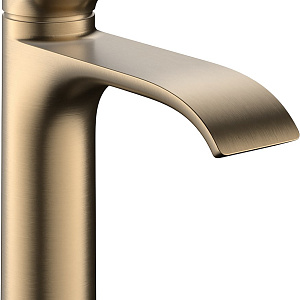 Hansgrohe Vivenis Смеситель для раковины, без донного клапана, излив 14,6 см, цвет: шлифов. бронза 75024140