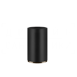 Gessi Inciso Стакан настольный, керамический Neolite, цвет: black/coffee bronze brushed PVD 58532#761