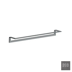 Almar Accessories Полотенцедержатель 60 см, подвесной, цвет: 316 PVD brushed gun metal E305003.GM316