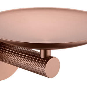 Boheme Uno Мыльница с латунной чашей, подвесная, цвет: brushed bronze 10973-BRB