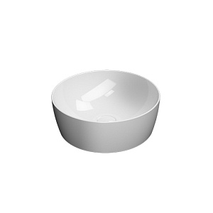 GSI Nubes Раковина чаша d40x14h см, без перелива, без д/к, цвет: белый глянцевый 903911