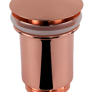 Remer Донный клапан click-clack без перелива, цвет: rame lucido 904CC114RL