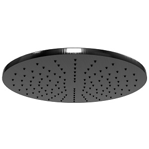 Remer Верхний душ 30 см, 1 вид струи, без кронштейна, цвет: nero spazzolato PVD 359MM30GMX