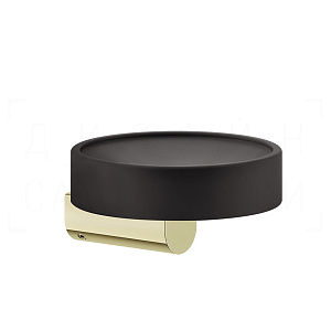 Gessi Rilievo Мыльница с керамической чашей Neolite, подвесная, цвет: brass PVD 59502#710