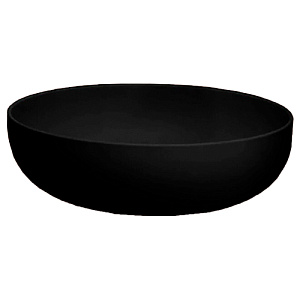 ArtCeram Jolie Раковина чаша d50x17h см, без перелива, цвет: matt black JOL001 17 00