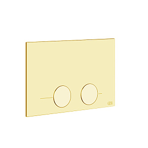 Gessi Клавиша смыва для унитаза, двойная, для инсталляций TECE, цвет: Gold PVD 54617#246