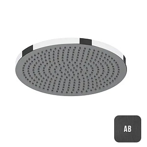 Almar Velvet Верхний душ без кронштейна d23,2 см, 1 режим, цвет: brushed absolute black E044292.AB