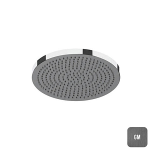 Almar Velvet 230 Верхний душ без кронштейна d23,2 см, 1 режим, цвет: brushed gun metal E044292.GM