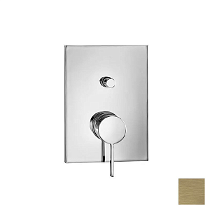 Almar Core Square Смеситель для душа, внешняя часть на 2 потребителя, цвет: PVD brushed high brass E186542.HB