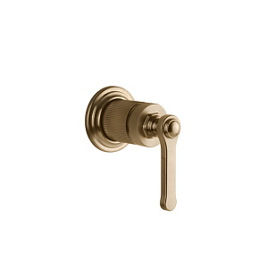 Gessi Venti20 Смеситель для душа на 1 потребитель, встр., внеш. часть, цвет: warm bronze brushed PVD 65131#726