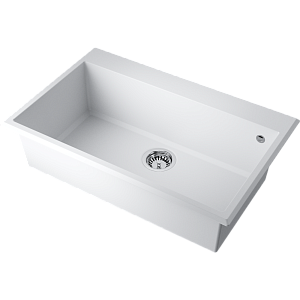 Omoikiri Tedori 79-WH Кухонная мойка Tetogranit 79x51 см, цвет: белый 4993951