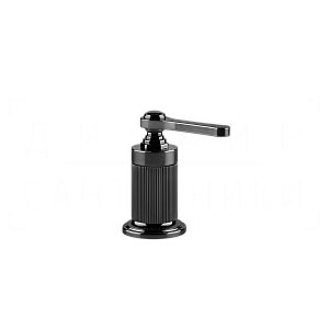 Gessi Venti20 Смеситель для раковины, без излива и донного клапана, цвет: black metal PVD 65100#706