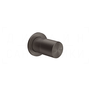 Gessi Habito Смеситель для душа встраив., на 1 потреб., внешняя часть, цвет: black metal brushed PVD 70499#707
