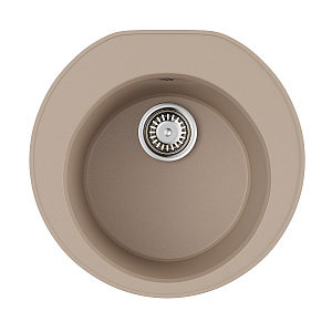 Omoikiri Miya 50-R-CH Кухонная мойка Tetogranit 50,5x49 см, цвет: шампань 4993508