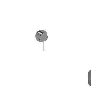 Almar Modular Round Смеситель для душа, внешняя часть на 1 потребитель, цвет: brushed gun metal E180140.GM