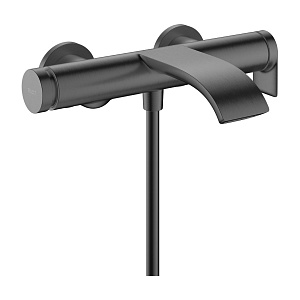 Hansgrohe Vivenis Смеситель для ванны без душевого набора, излив 21,6 см, цвет: шлифов. черный хром 75420340