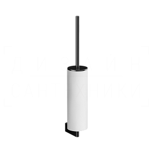 Gessi Origini Ершик для унитаза подвесной, с кермической колбой Neolite, цвет: white/black metal PVD 66419#706