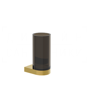 Gessi Perle Стакан подвесной, стеклянный, цвет: gold brushed 74816#716