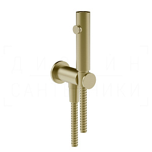 Gessi Total Look Гидроершик без смесителя, шланг 125 см, цвет: brushed brass PVD 45121#727