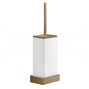 Gessi Inverso/Rettangolo Ершик для унитаза подвесной, колба Neolite, цвет: deep bronze brushed PVD 20819#791