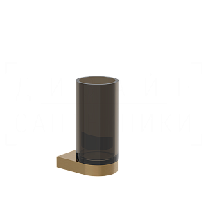 Gessi Perle Стакан подвесной, стеклянный, цвет: deep bronze brushed PVD 74816#791