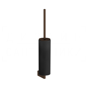 Gessi Origini Ершик для унитаза подвесной, с кермической колбой Neolite, цвет: black/dark bronze 66420#845