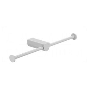 Gessi Rilievo Двойной держатель туалетной бумаги открытый, подвесной, цвет: matte white 59415#279