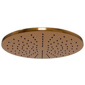 Remer Верхний душ 30 см, 1 вид струи, без кронштейна, цвет: rame spazzolato PVD 359MM30CUX