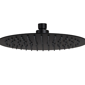 Remer Верхний душ 20 см, 1 режим, без кронштейна, цвет: nero opaco 357UFM20NOx