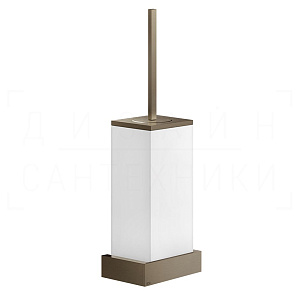 Gessi Inverso/Rettangolo Ершик для унитаза подвес., колба Neolite, цвет: coffee bronze brushed PVD 20819#761