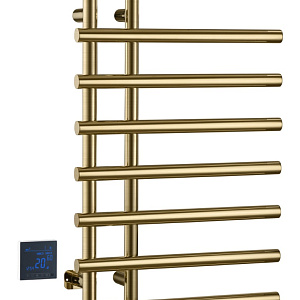 Boheme Uno Spirale Полотенцесушитель электрический 50x80h см, цвет: matt gold 722-MG