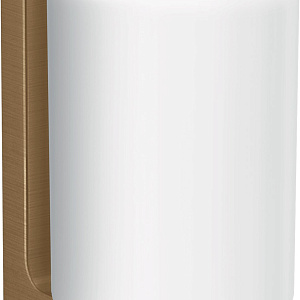 Axor Universal Rectangular Стакан подвесной, стеклянный, цвет: шлифованная бронза 42604140