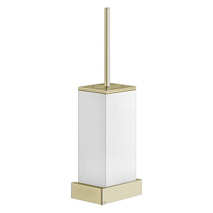 Gessi Inverso/Rettangolo Ершик для унитаза подвес., с латунной колбой, цвет: warm bronze brushed PVD 20819#726